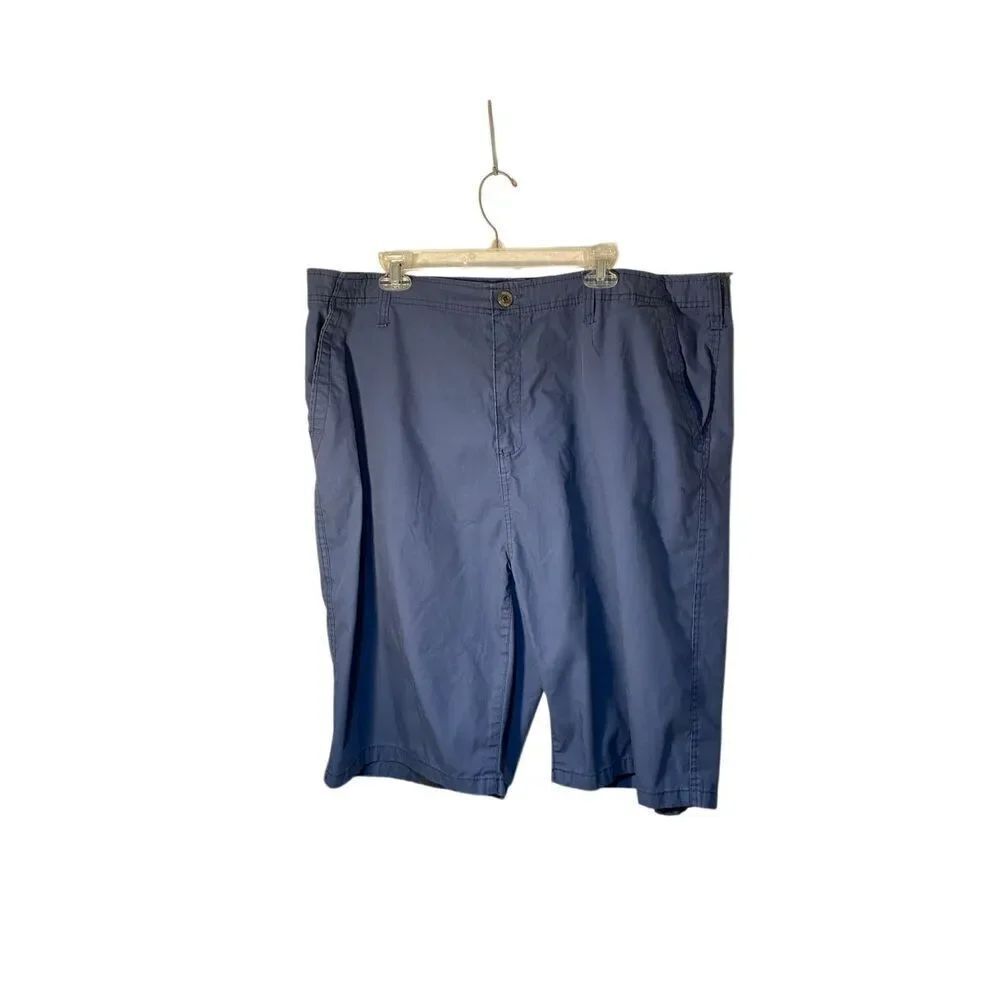 Faze men’s classic fit blue 100% cotton Bermuda shorts waist 42